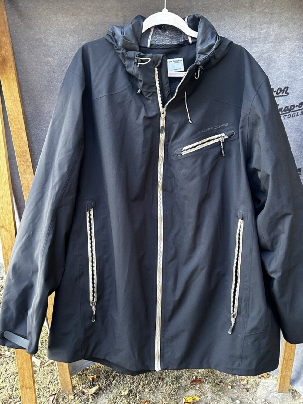 Porsche Design Drivers Selection Black Jacket Soft Shell Lightweight Xxl Nice